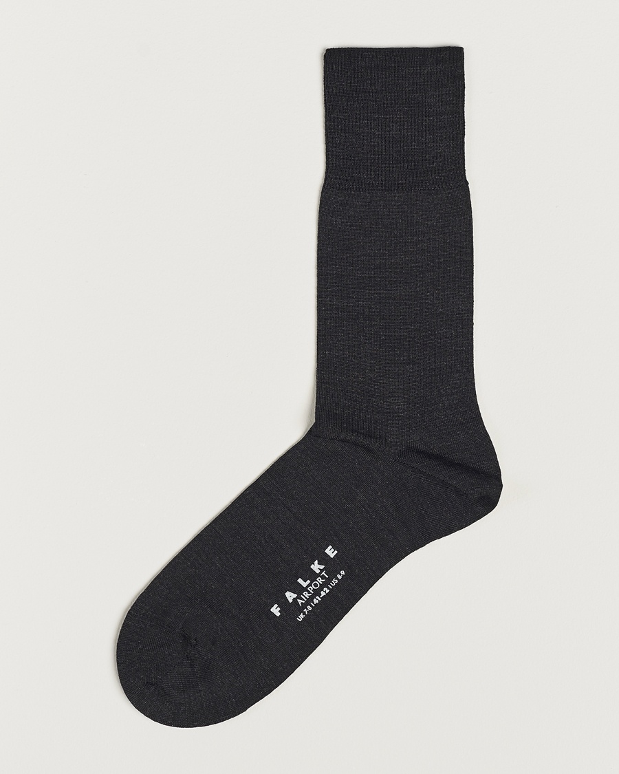 Falke Airport Socks Anthracite Melange – Grigio