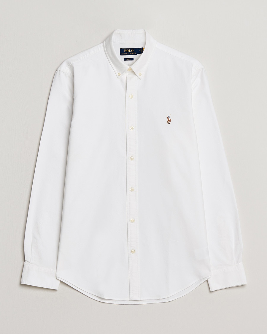 Polo Ralph Lauren Slim Fit Shirt Oxford White – Bianco
