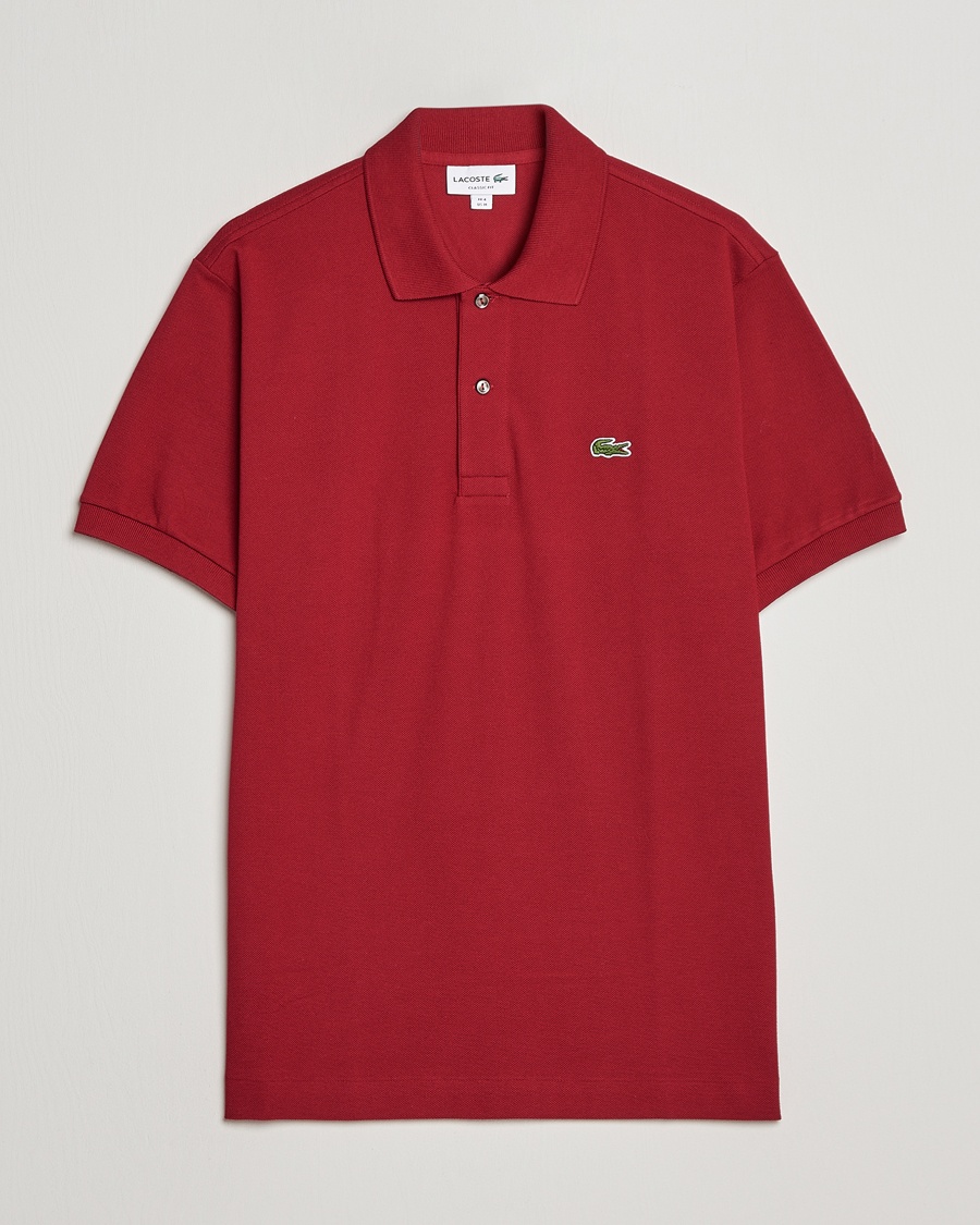 Lacoste Original Polo Piké Bordeaux – Rosso