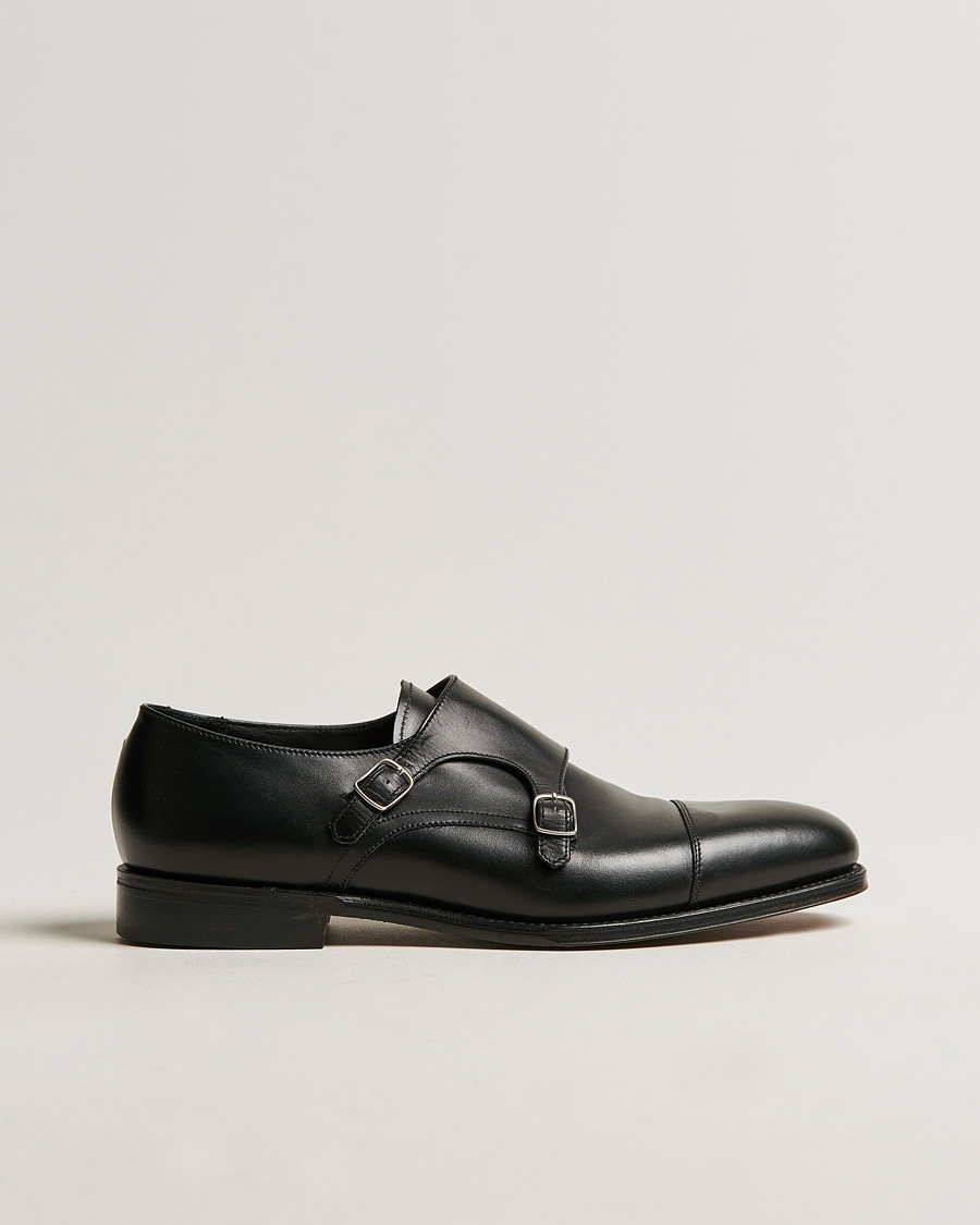 Loake 1880 Cannon Monkstrap Black Calf – Nero