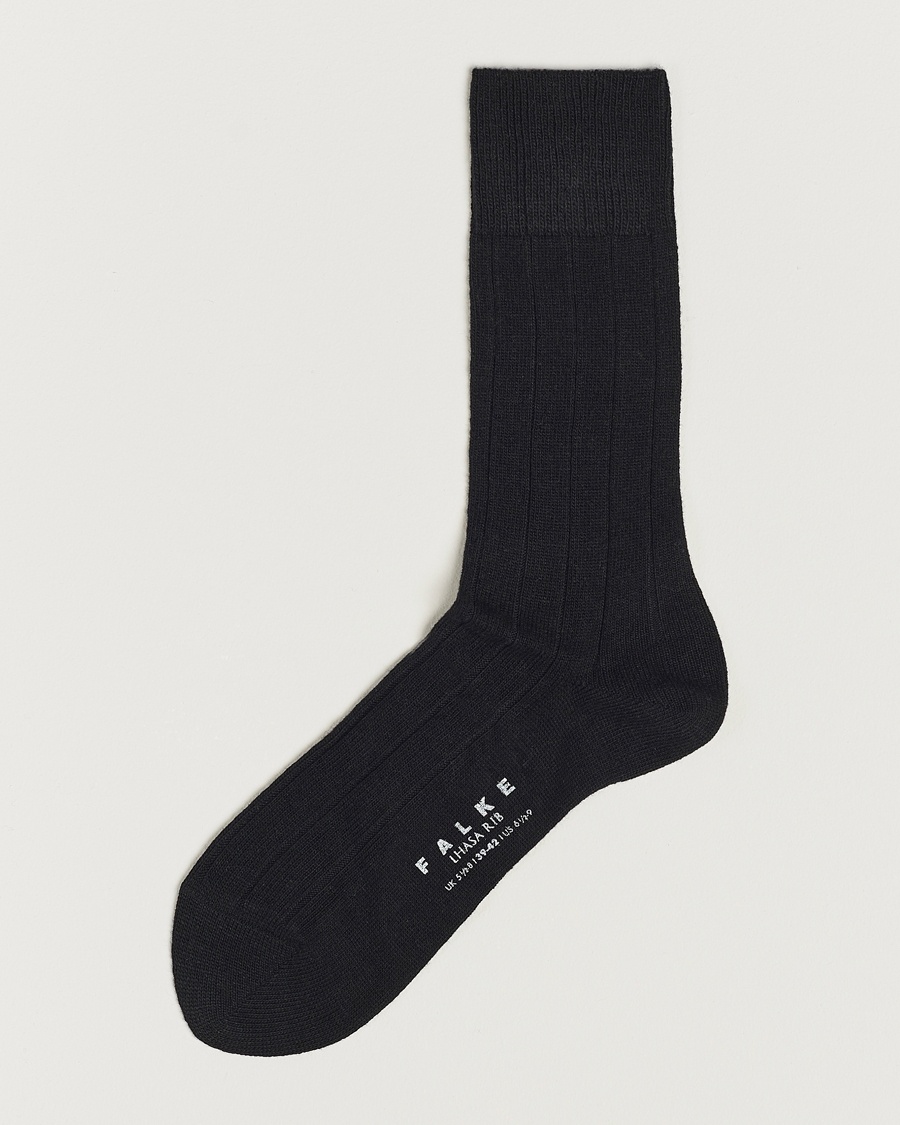 Falke Lhasa Cashmere Socks Black – Nero