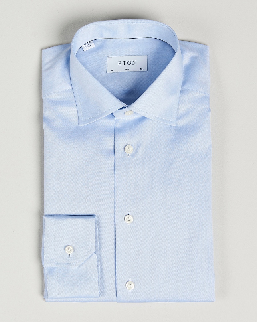 Eton Slim Fit Shirt Blue – Blu