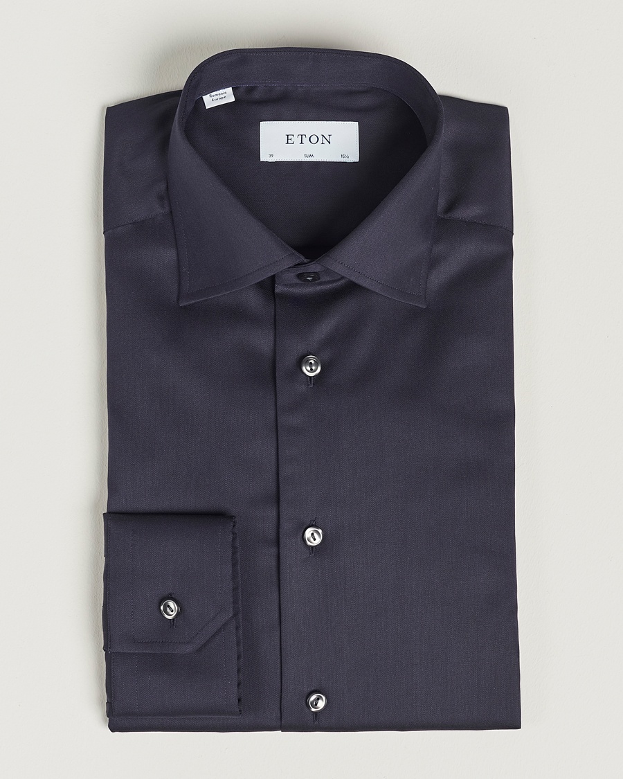 Eton Slim Fit Shirt Navy – Blu
