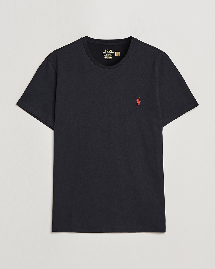 Polo Ralph Lauren Custom Slim Fit Tee RL Black – Nero