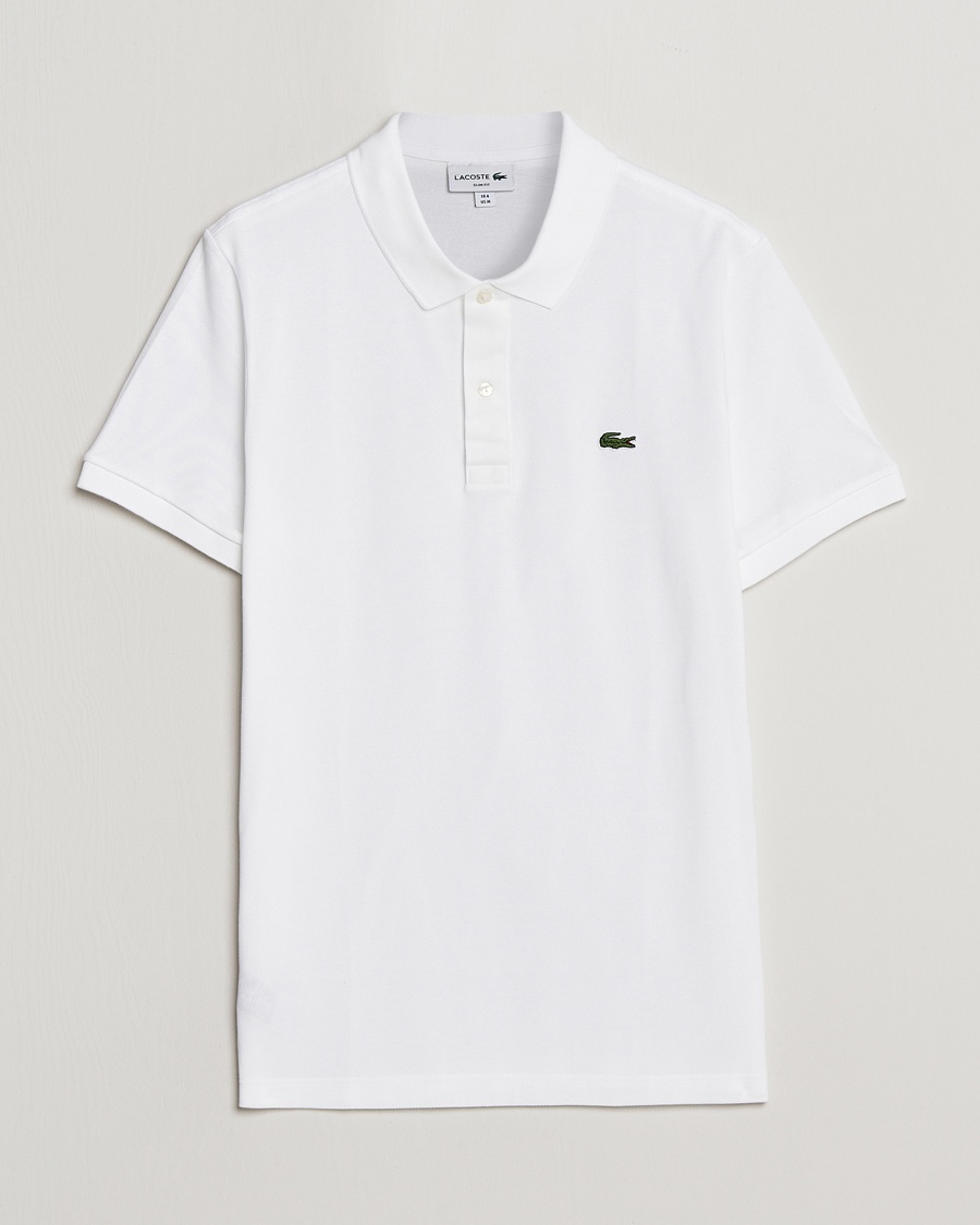 Lacoste Slim Fit Polo Piké White – Bianco
