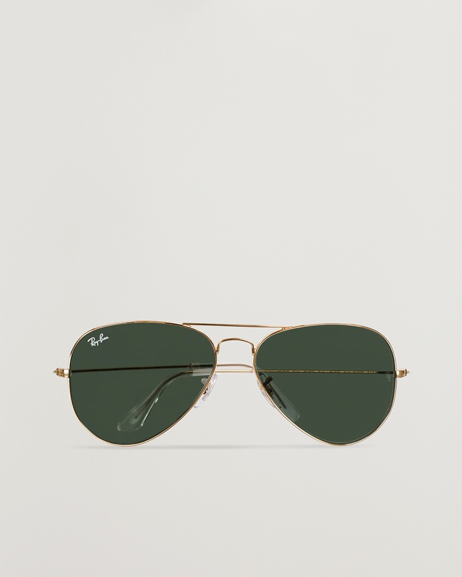 Ray-Ban 0RB3025 Aviator Large Metal Sunglasses Arista/Grey Green – Oro