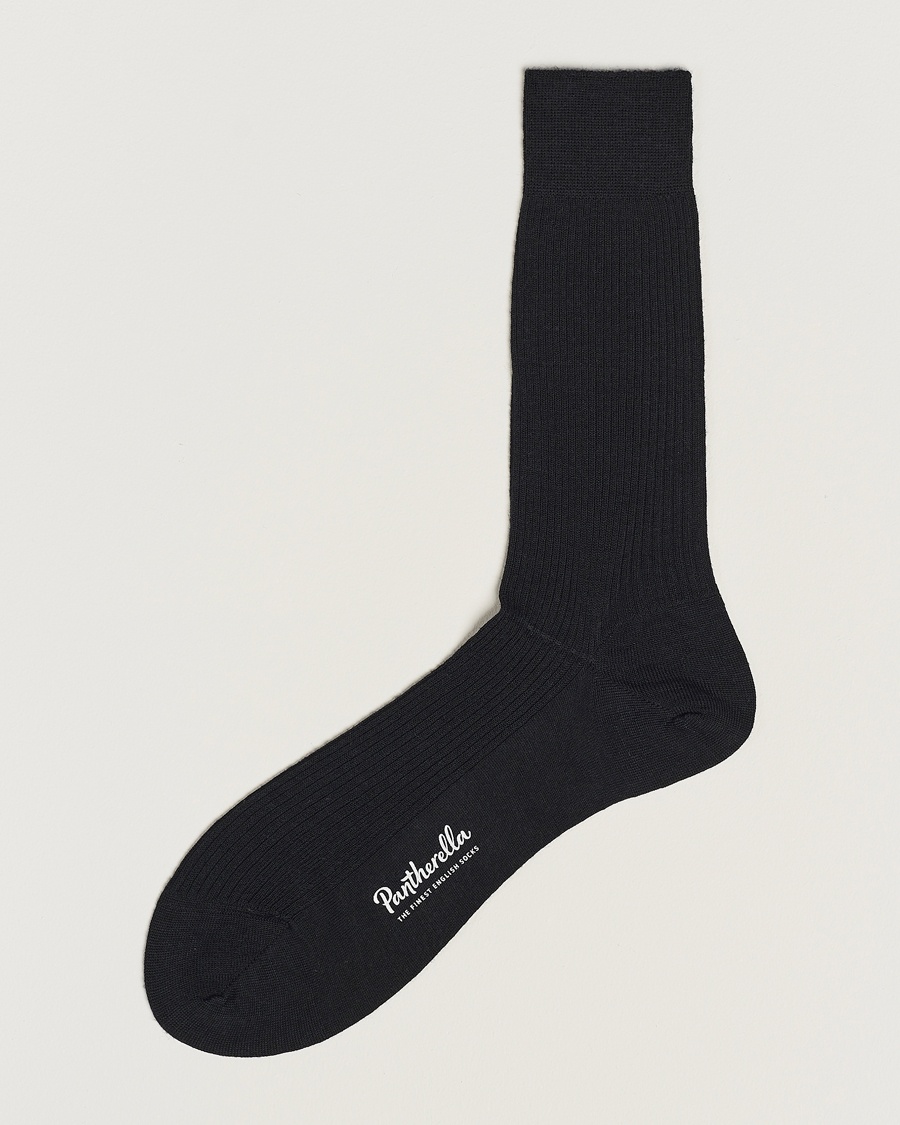 Pantherella Naish Merino/Nylon Sock Black – Nero