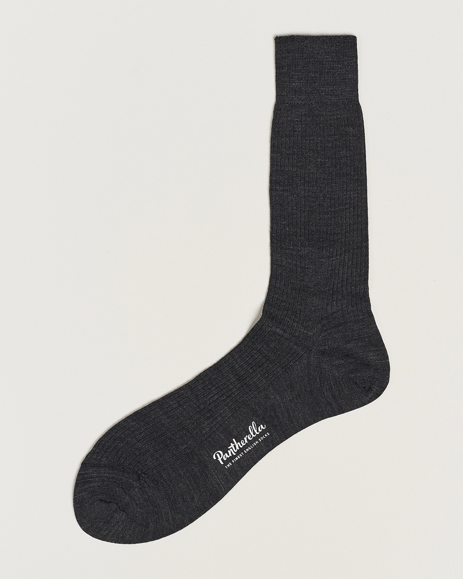 Pantherella Naish Merino/Nylon Sock Charcoal – Grigio