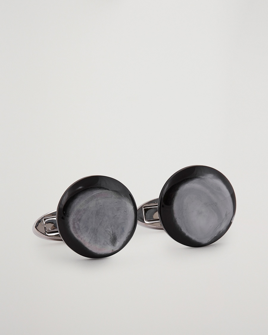 Stenströms Mother of Pearl Cufflink Grey – Grigio