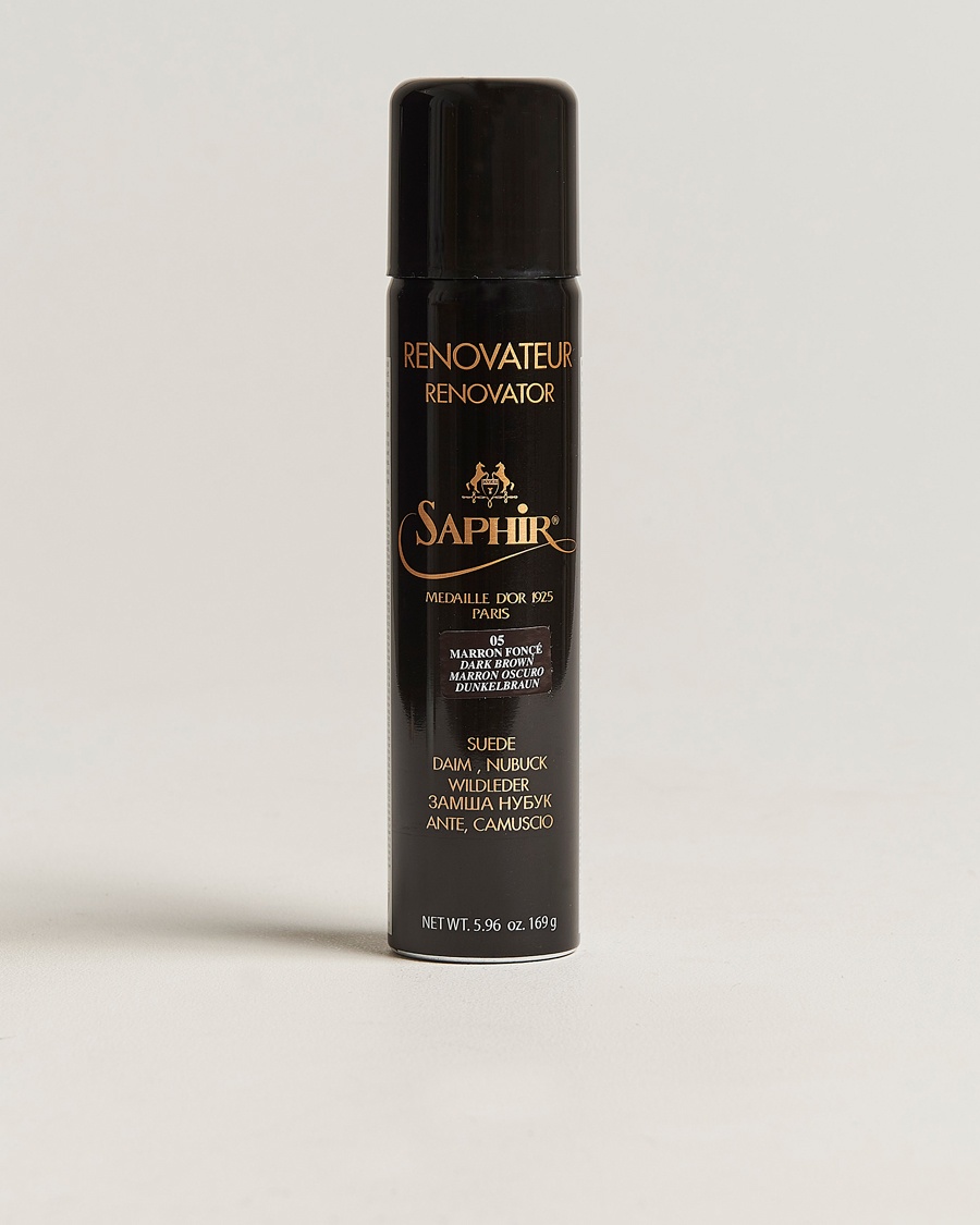 Saphir Medaille d'Or Renovateur Suede 250 ml Spray Dark Brown – Marrone
