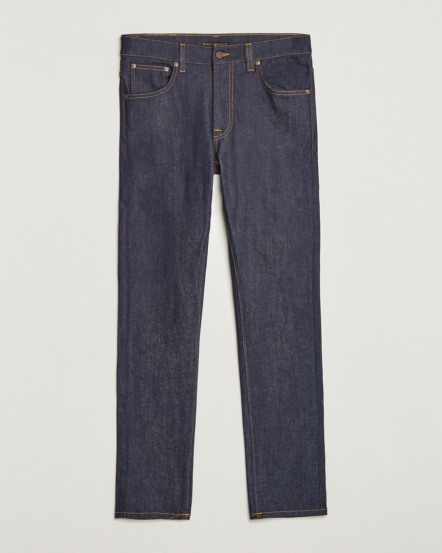 Nudie Jeans Lean Dean Jeans Dry 16 Dips – Blu