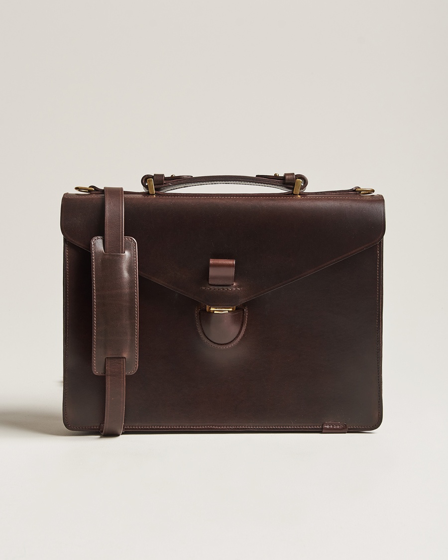 Tärnsjö Garveri TG1873 Briefcase Dark Brown – Marrone
