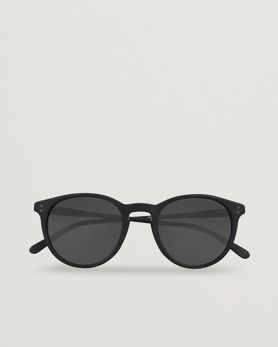Polo Ralph Lauren 0PH4110 Round Sunglasses Matte Black – Nero