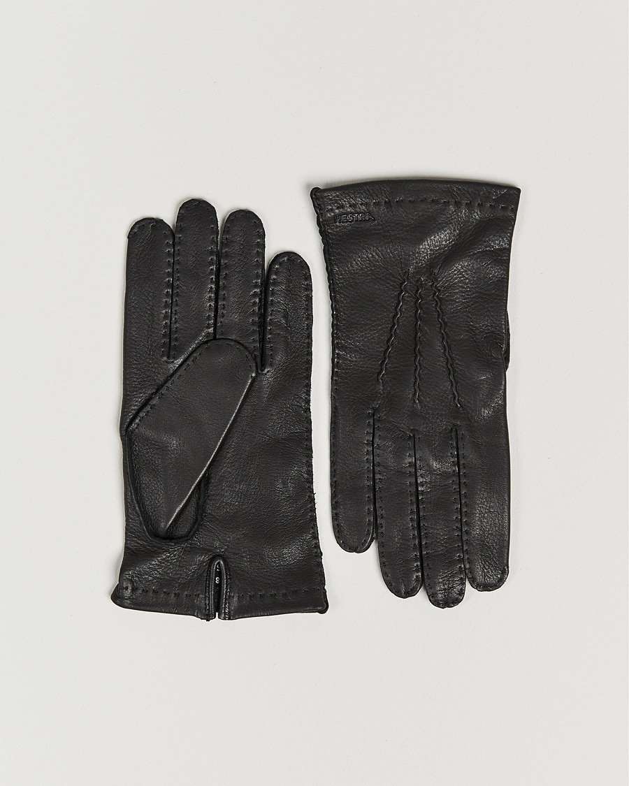 Hestra Henry Unlined Deerskin Glove Black – Nero