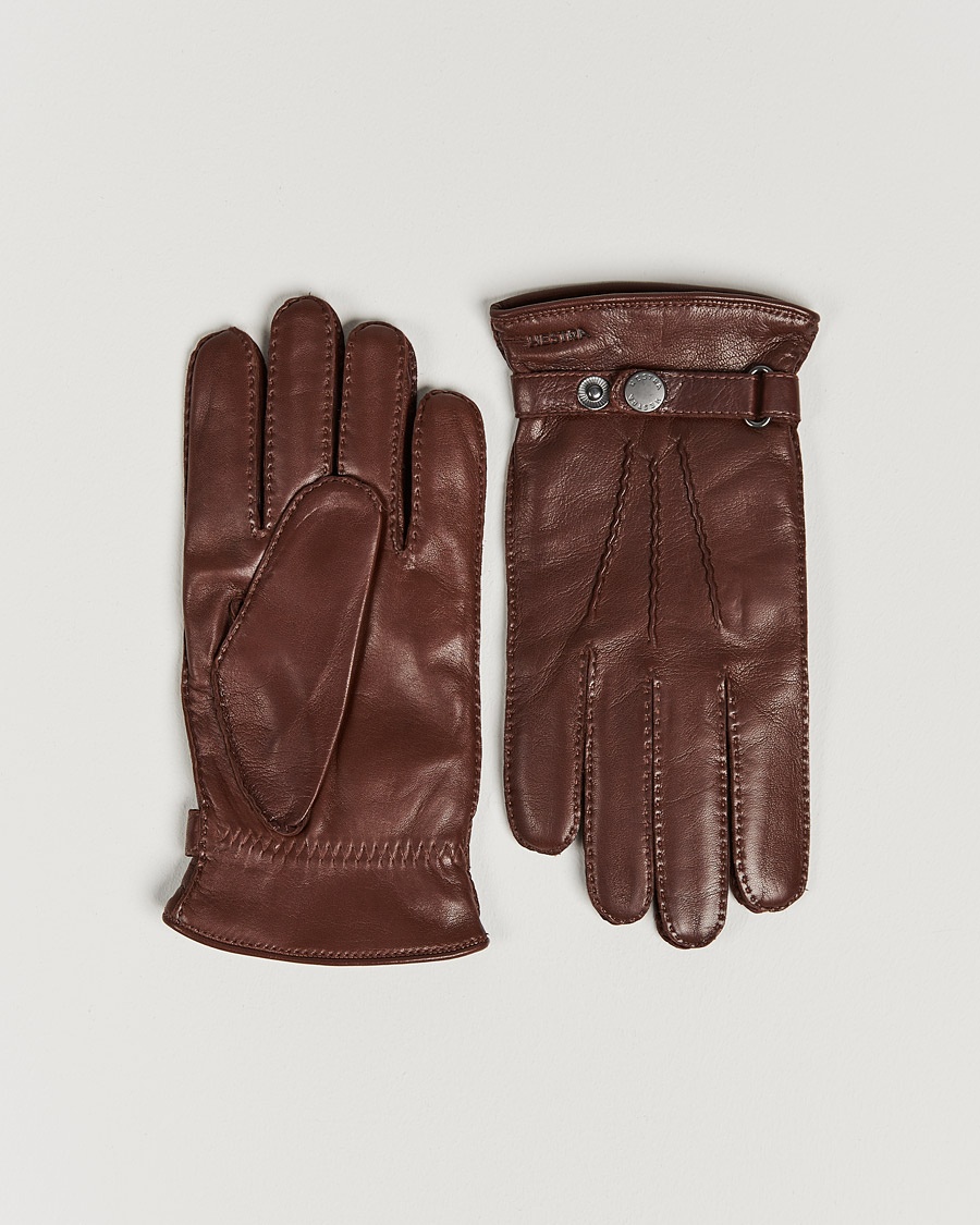 Hestra Jake Wool Lined Buckle Glove Chestnut – Marrone