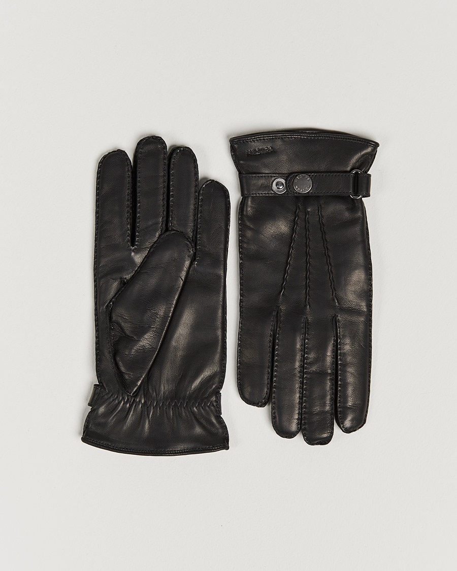 Hestra Jake Wool Lined Buckle Glove Black – Nero