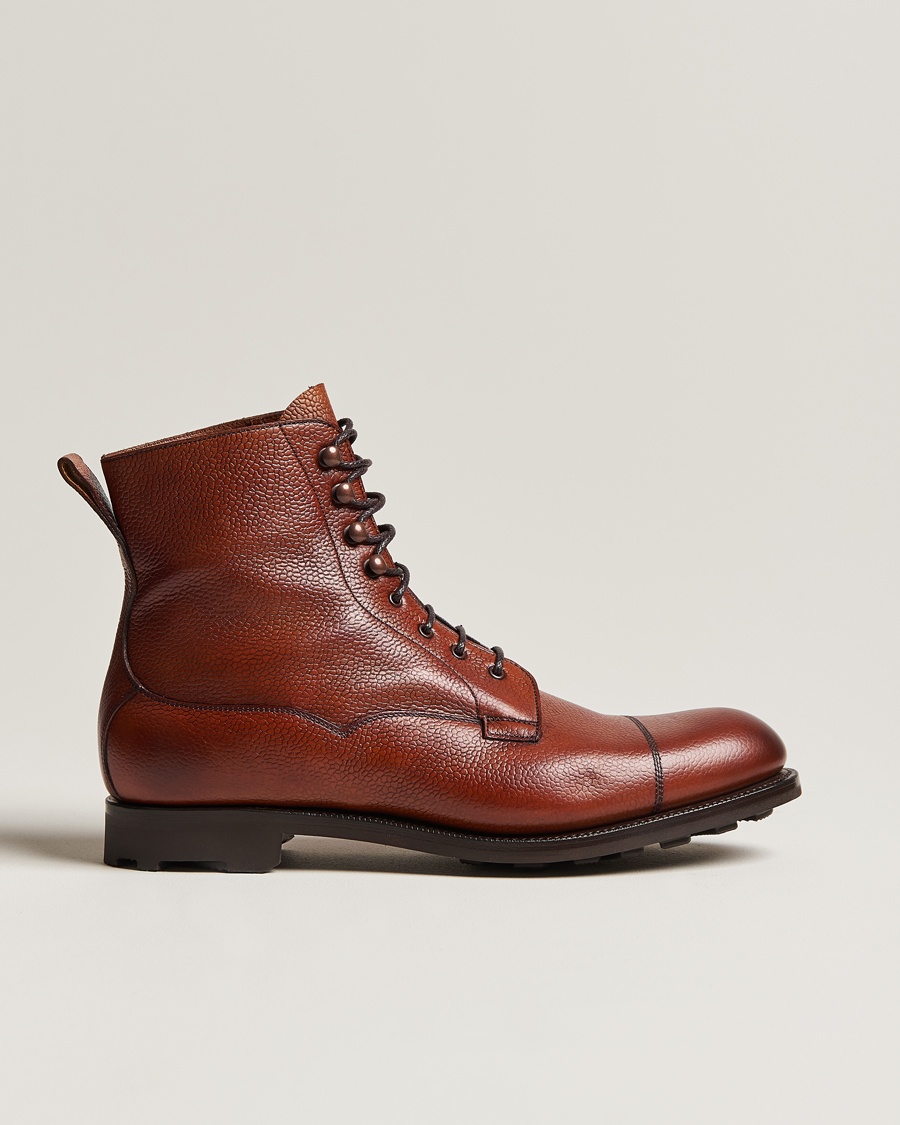 Edward Green Galway Ridgeway Boot Rosewood Country Calf – Marrone
