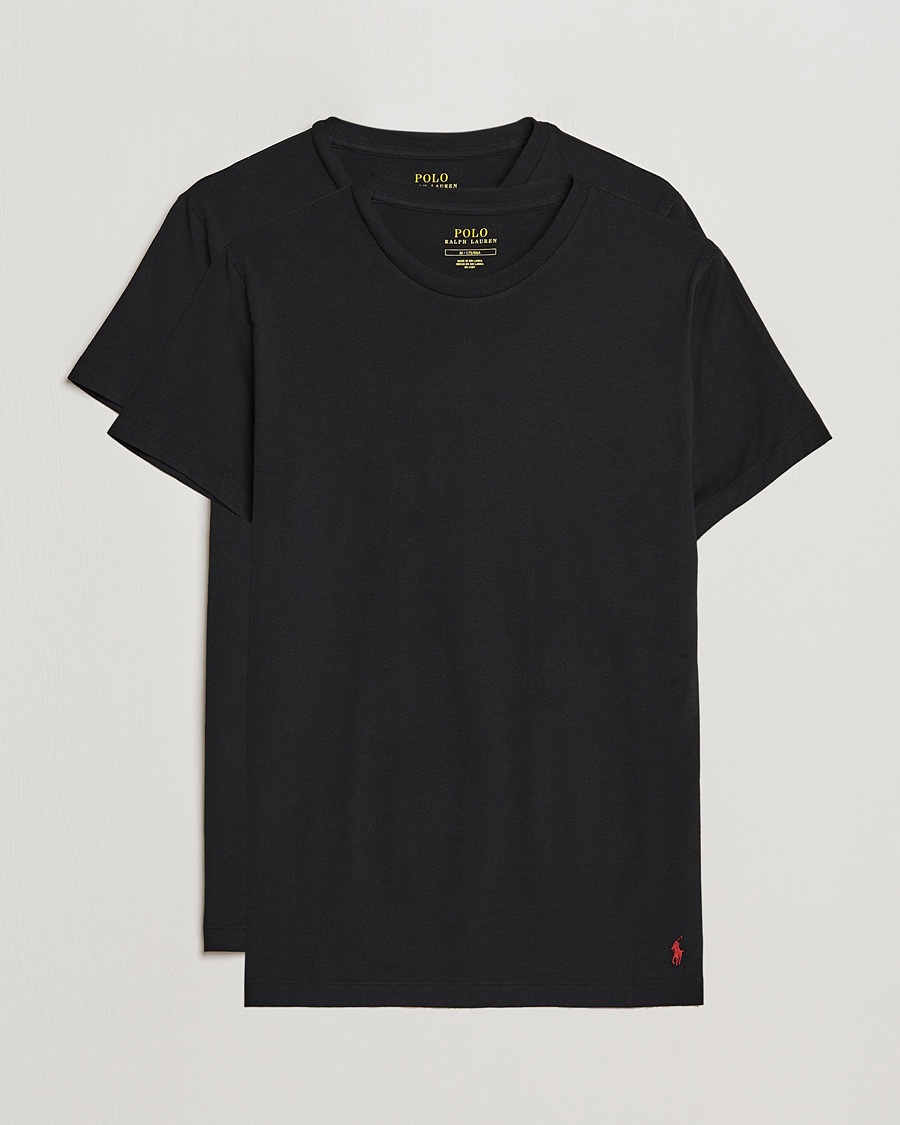 Polo Ralph Lauren 2-Pack Cotton Stretch T-Shirt Black – Nero