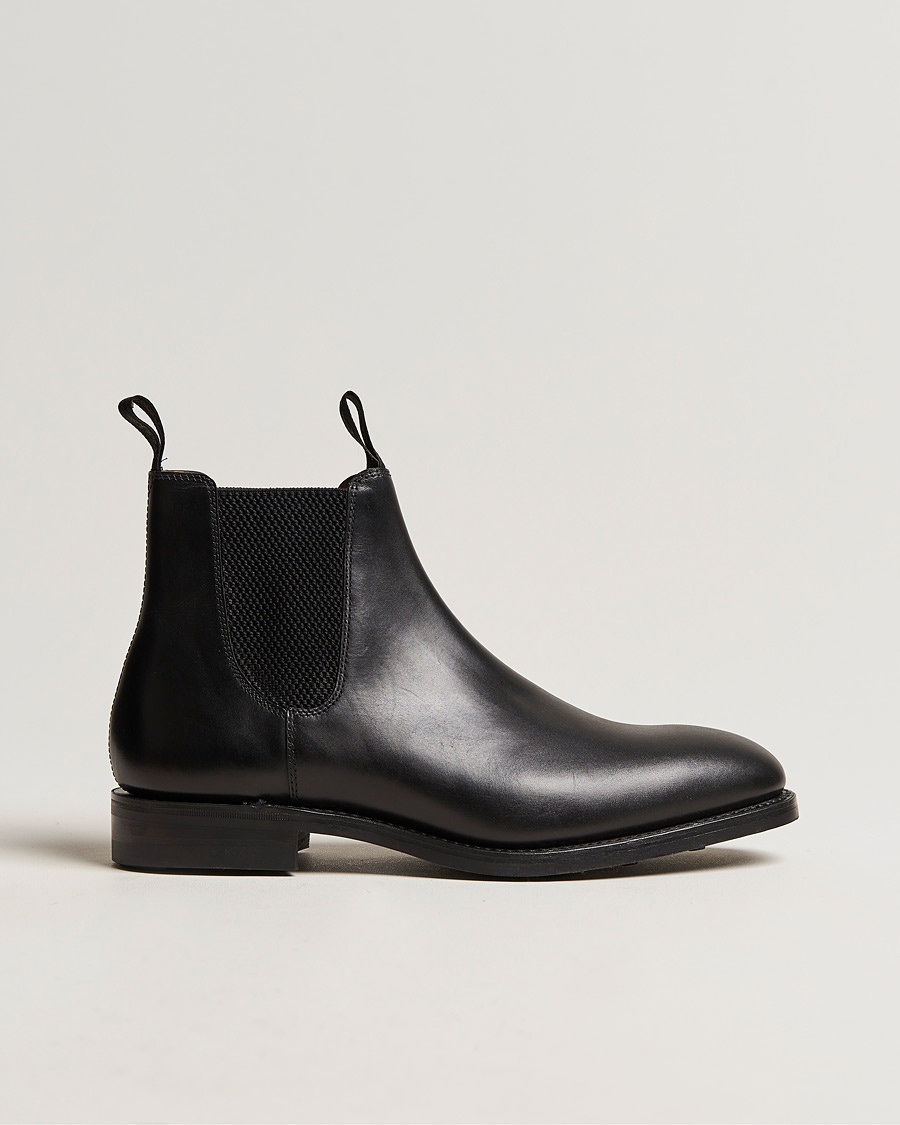 Loake 1880 Chatsworth Chelsea Boot Black Calf – Nero