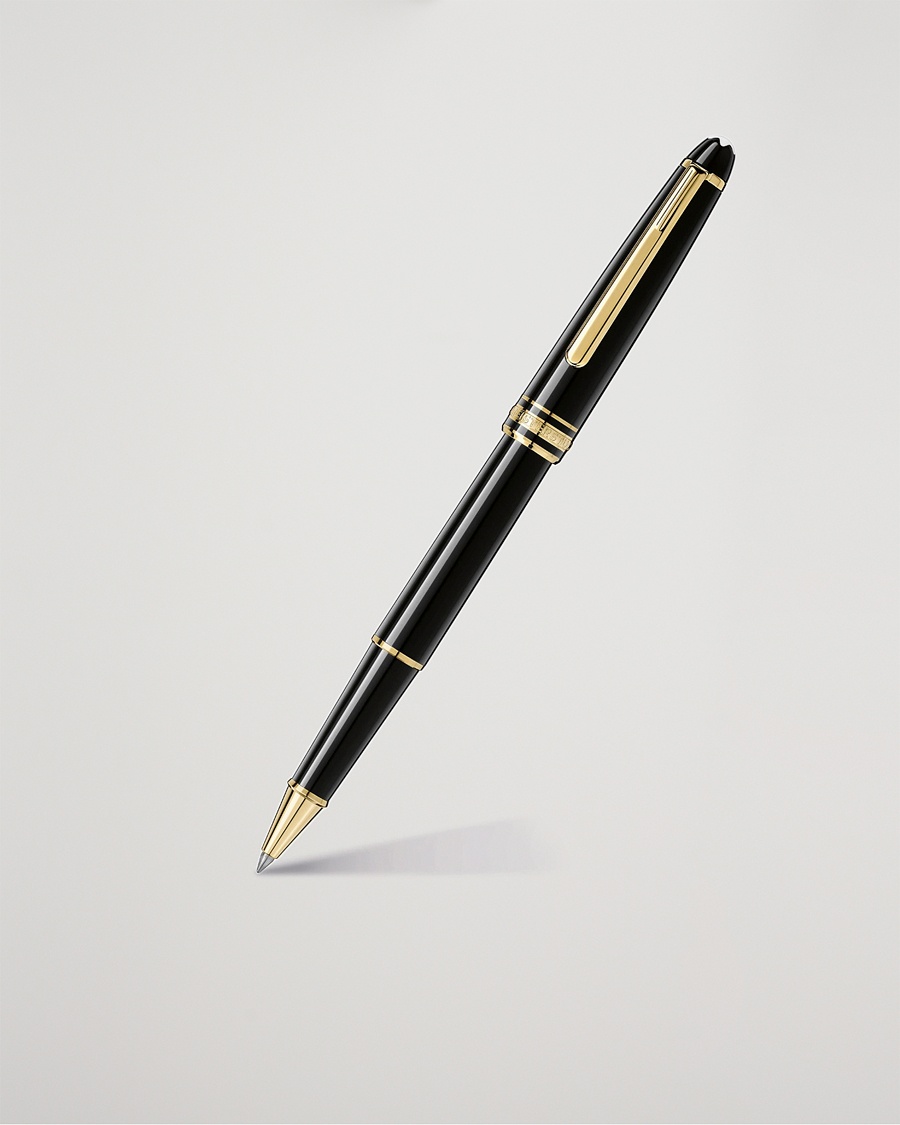Montblanc 163 Classique Meisterstück Rollerball Pen Black – Nero