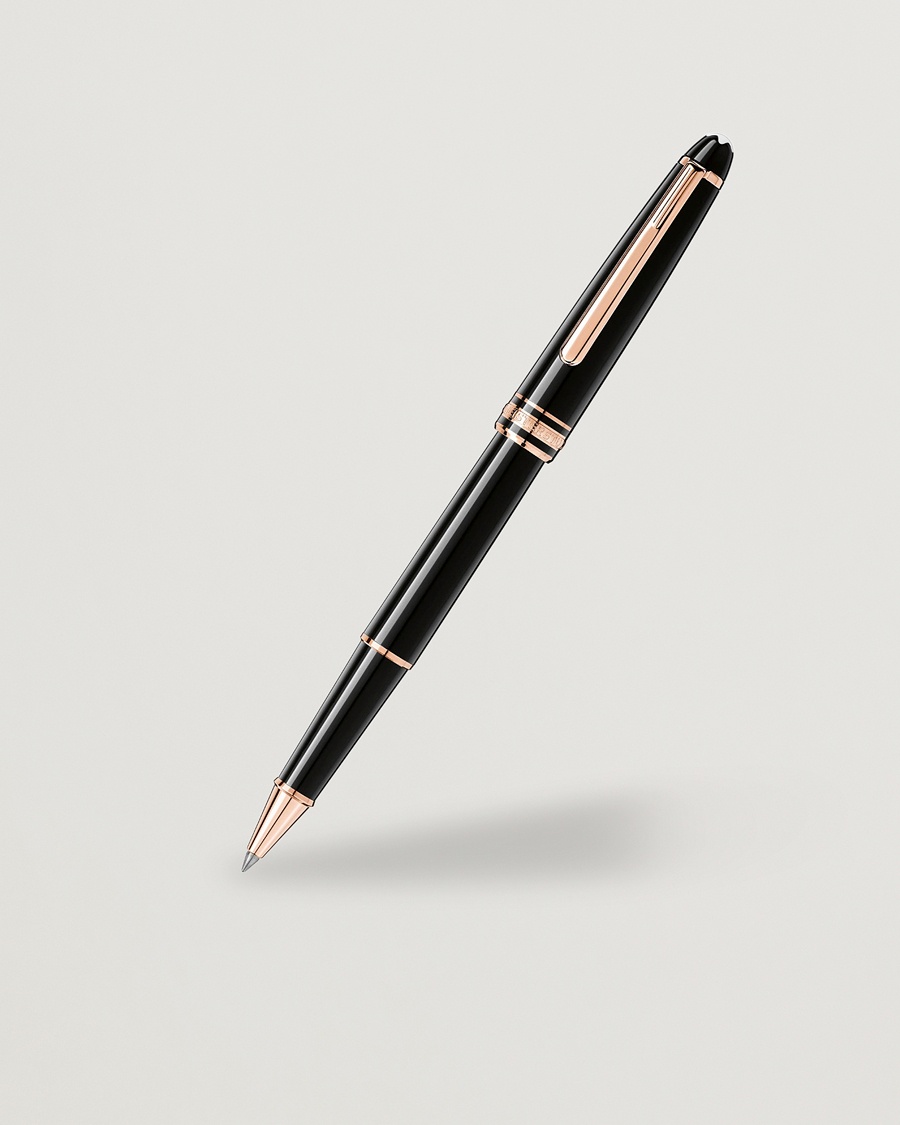Montblanc 163 Classique Meisterstück Rollerball Pen Red Gold – Nero