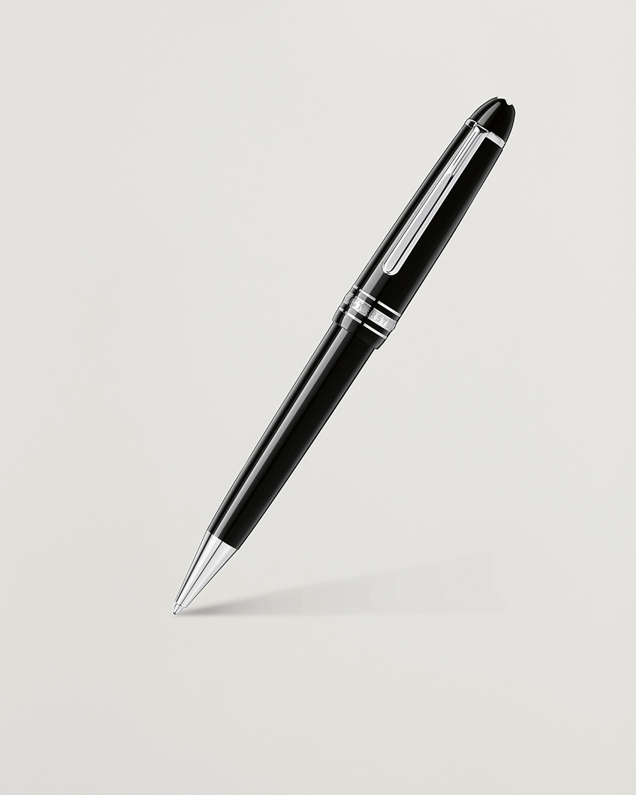 Montblanc Midsize Meisterstück Ballpoint Pen Platinum Line – Nero