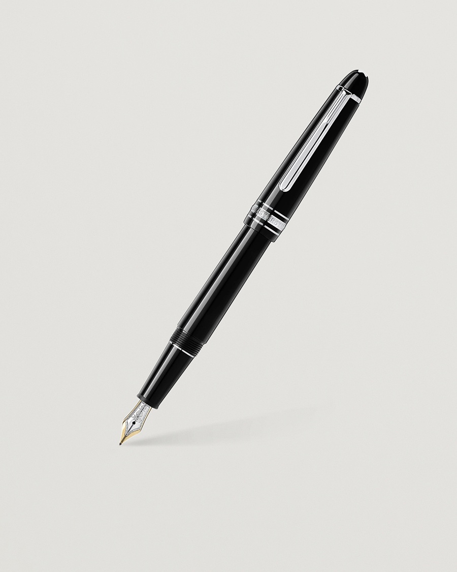 Montblanc 146 LeGrand Meisterstück M Fountain Pen Platinum Line – Nero