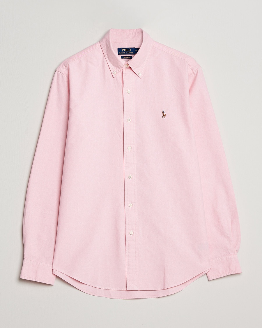 Polo Ralph Lauren Custom Fit Oxford Shirt Pink – Rosa
