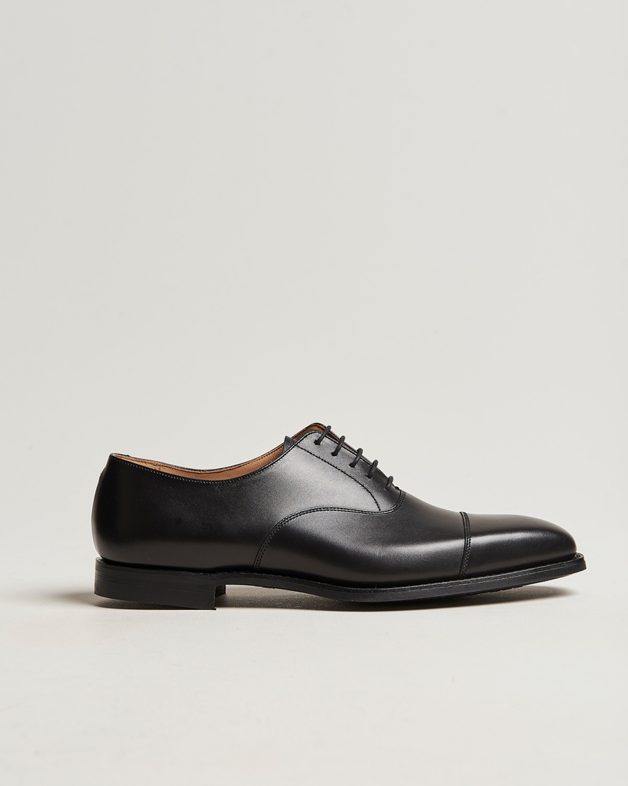 Crockett & Jones Hallam Oxford City Sole E Black Calf – Nero