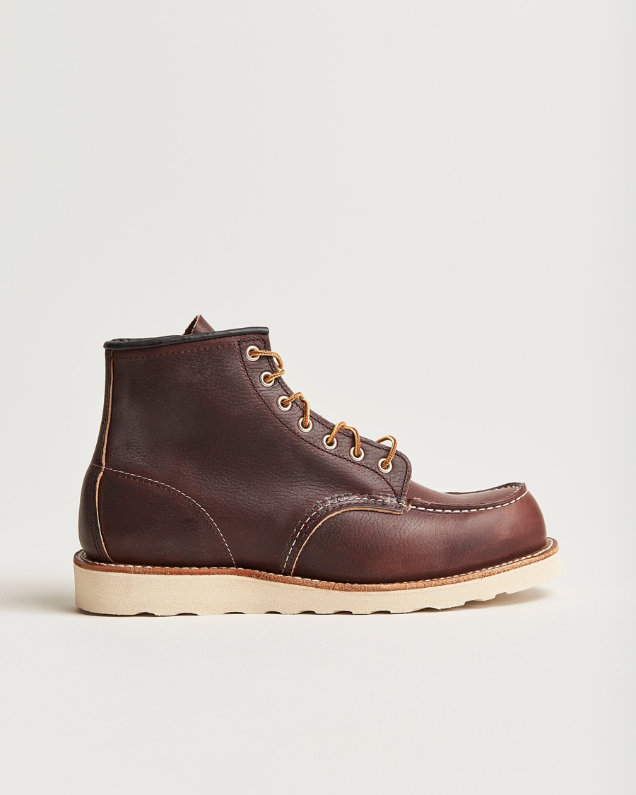 Red Wing Shoes Moc Toe Boot Briar Oil Slick Leather – Marrone