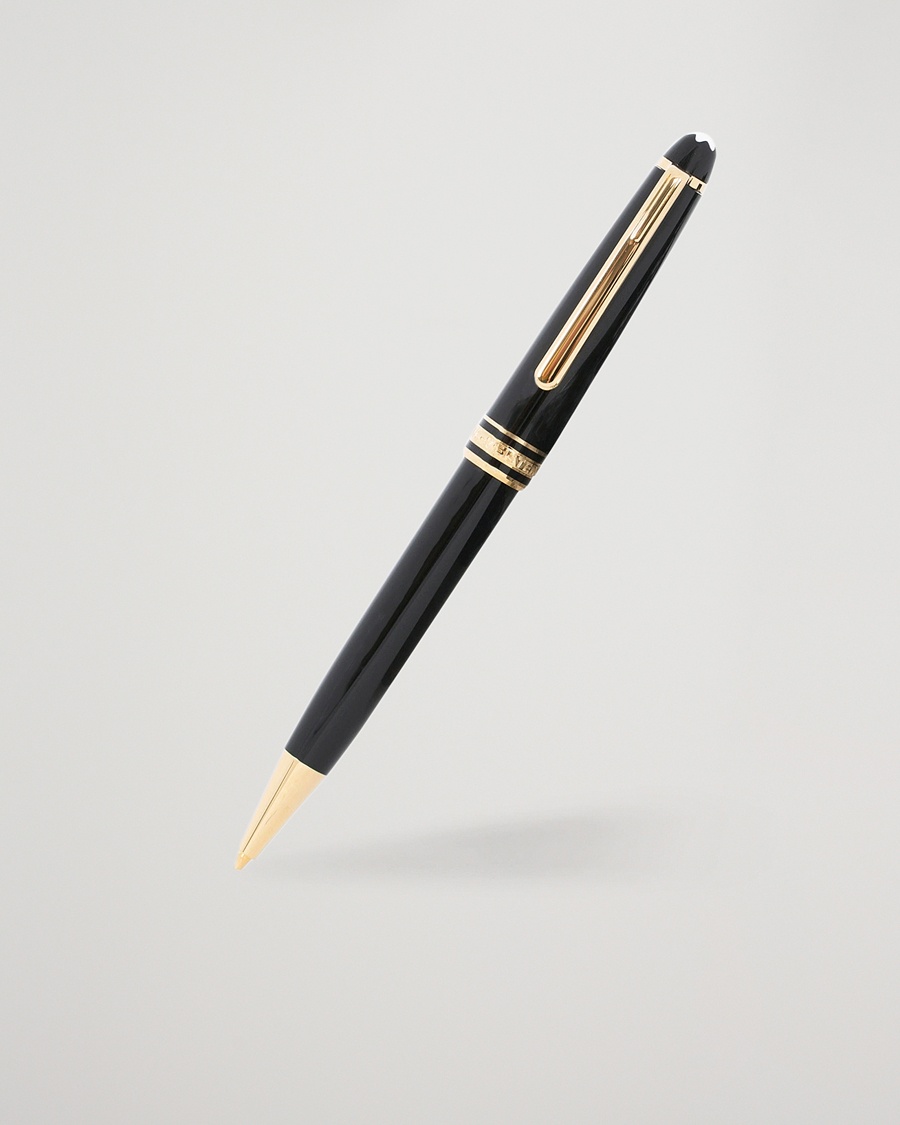 Montblanc 165 Meisterstück Mechanical Coated Classique Pencil Yellow Gold – Nero
