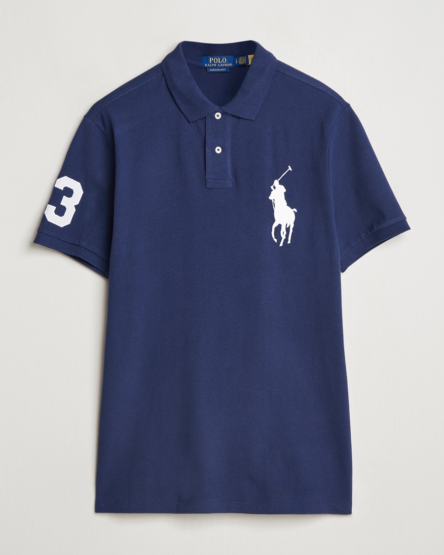 Polo Ralph Lauren Custom Fit Big Pony Polo Newport Navy – Blu