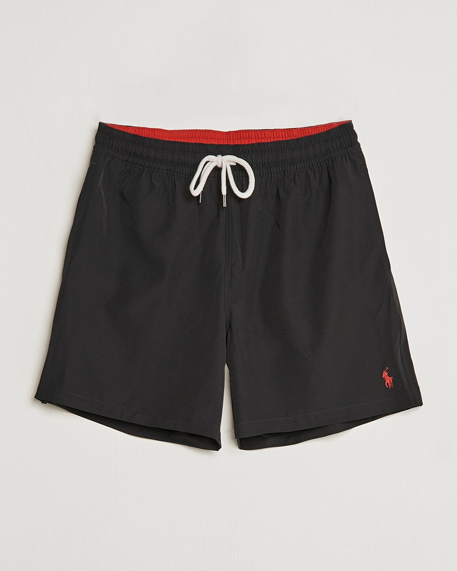 Polo Ralph Lauren Traveler Boxer Swim Shorts Polo Black – Nero