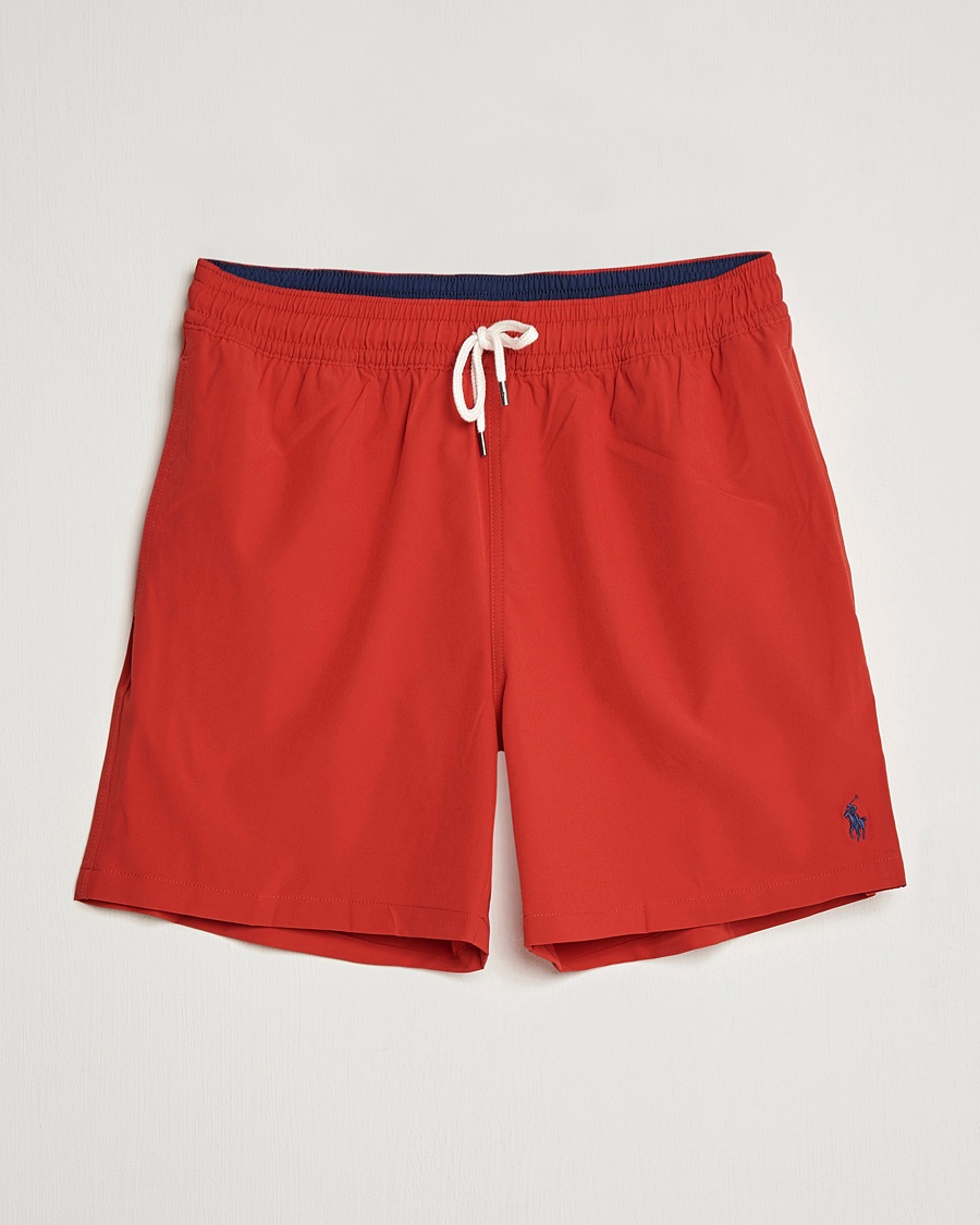 Polo Ralph Lauren Traveler Boxer Swim Shorts RL Red – Rosso