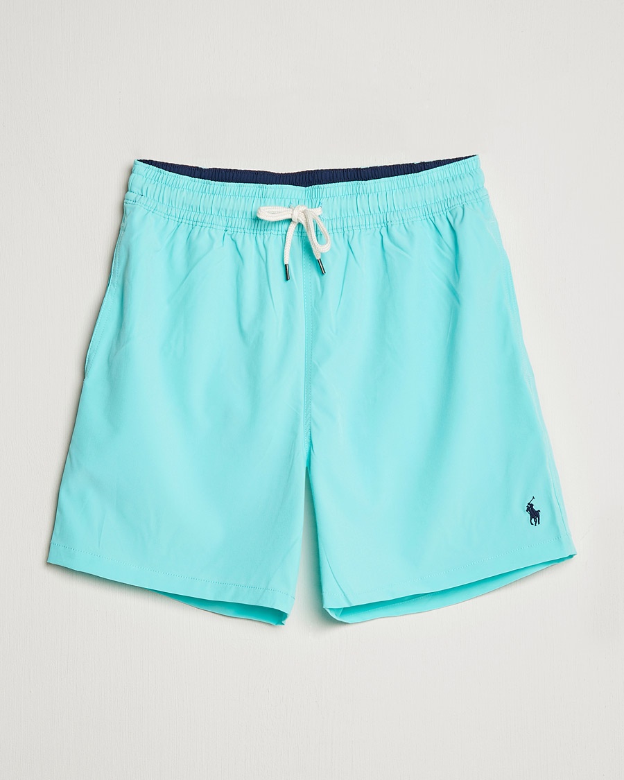Polo Ralph Lauren Traveler Boxer Swim Shorts Hammond Blue – Blu