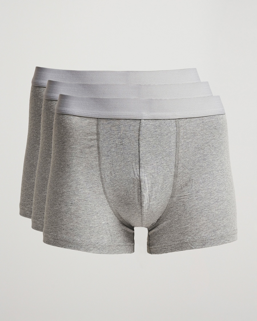 Bread & Boxers 3-Pack Boxer Brief Grey Melange – Grigio