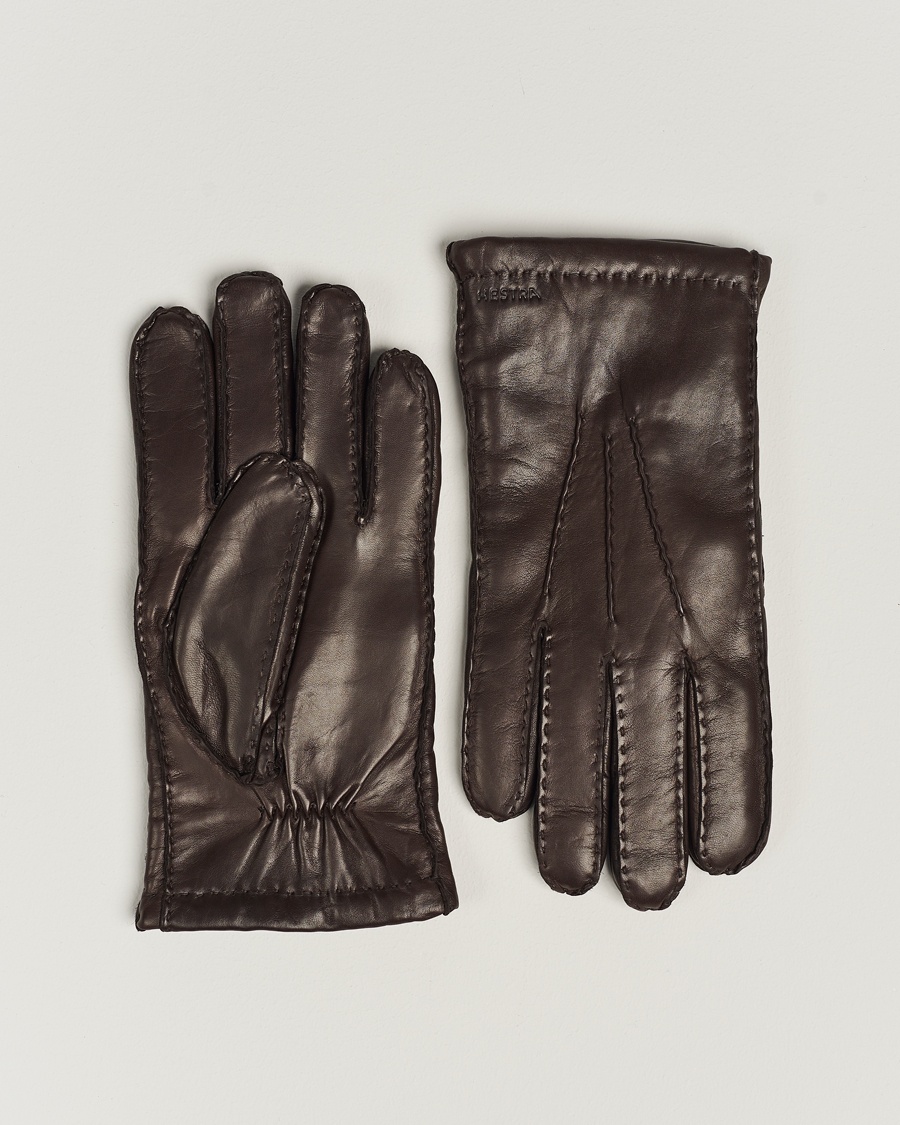 Hestra George Lambskin Hairsheep Glove Espresso – Marrone
