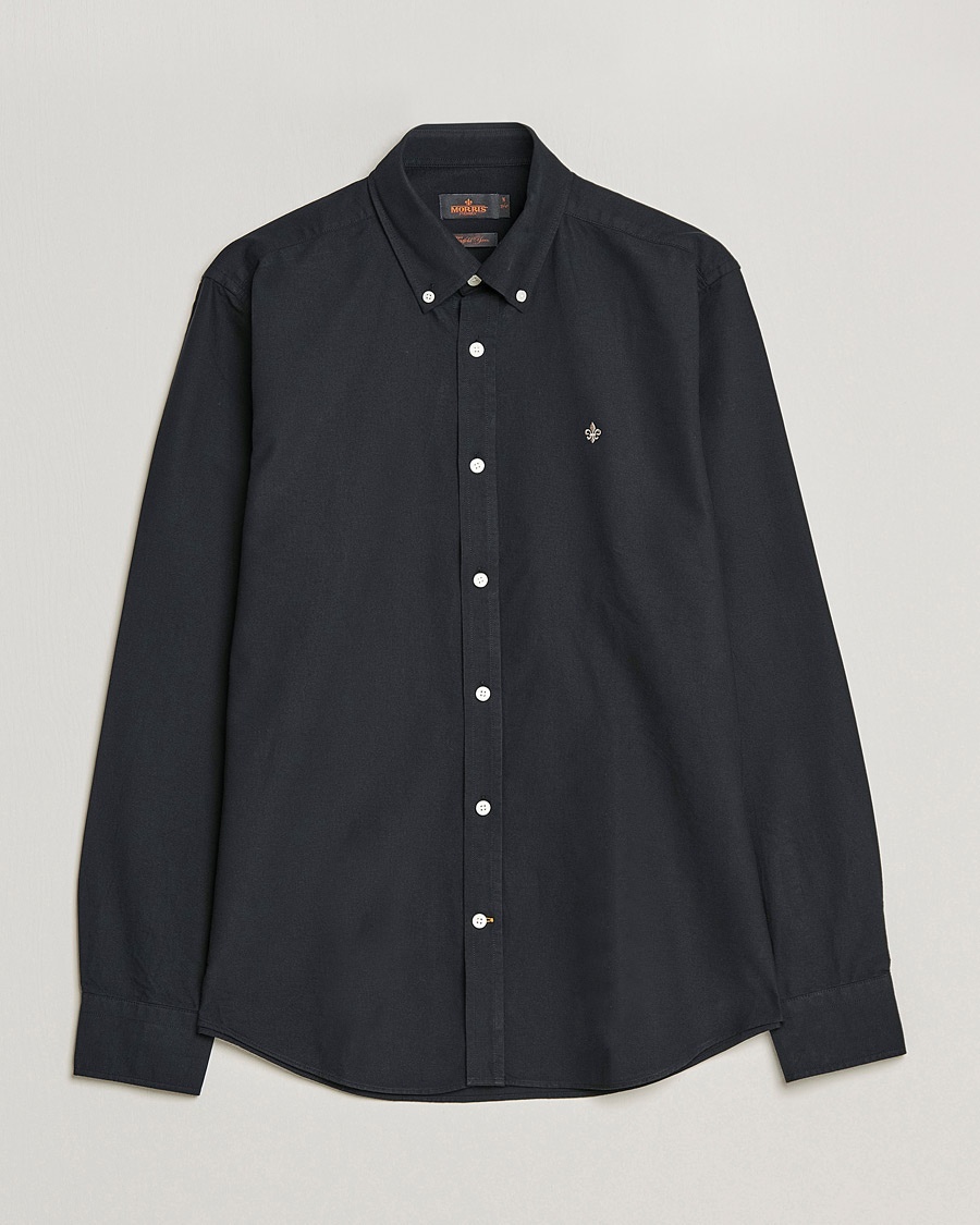 Morris Douglas Oxford Shirt Black – Nero