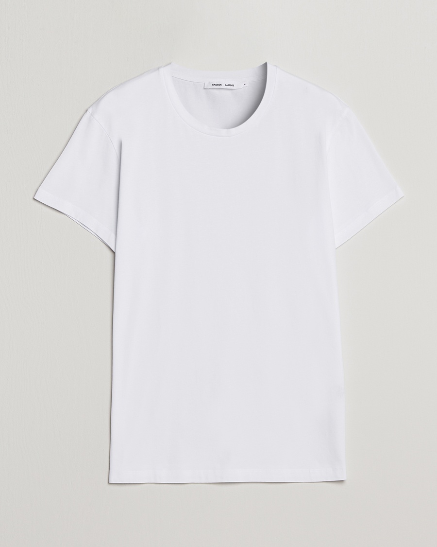 Samsøe Samsøe Kronos Crew Neck Tee White – Bianco