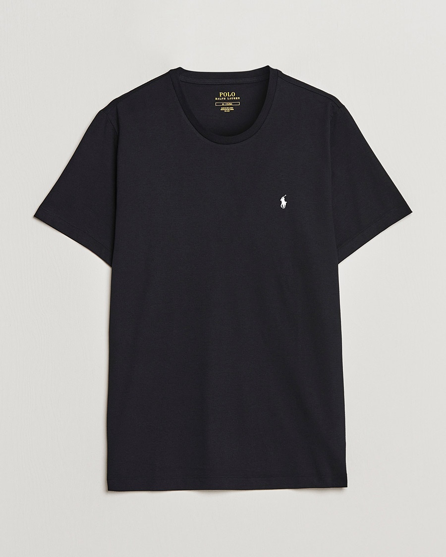 Polo Ralph Lauren Liquid Cotton Crew Neck T-Shirt Black – Nero