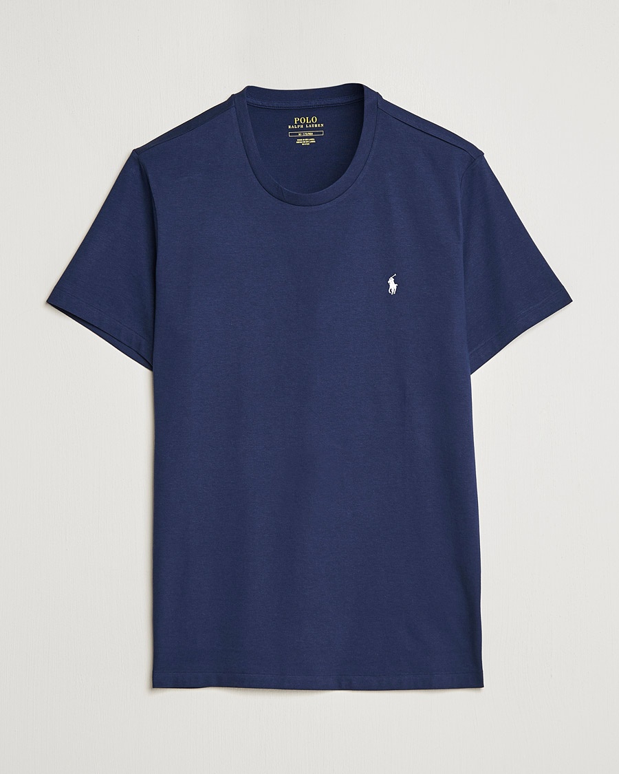 Polo Ralph Lauren Liquid Cotton Crew Neck T-Shirt Cruise Navy – Blu