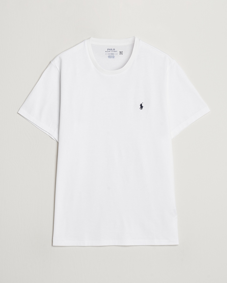 Polo Ralph Lauren Liquid Cotton Crew Neck T-Shirt White – Bianco