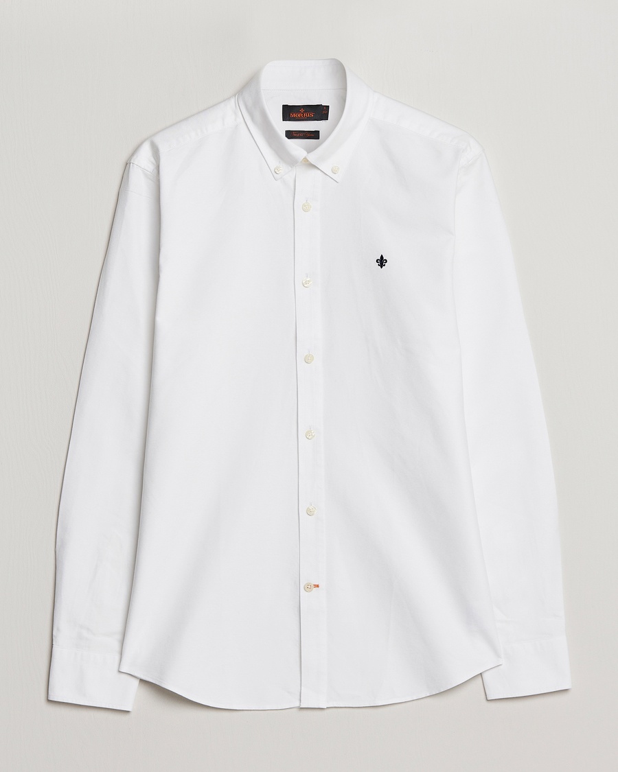 Morris Douglas Oxford Shirt White – Bianco