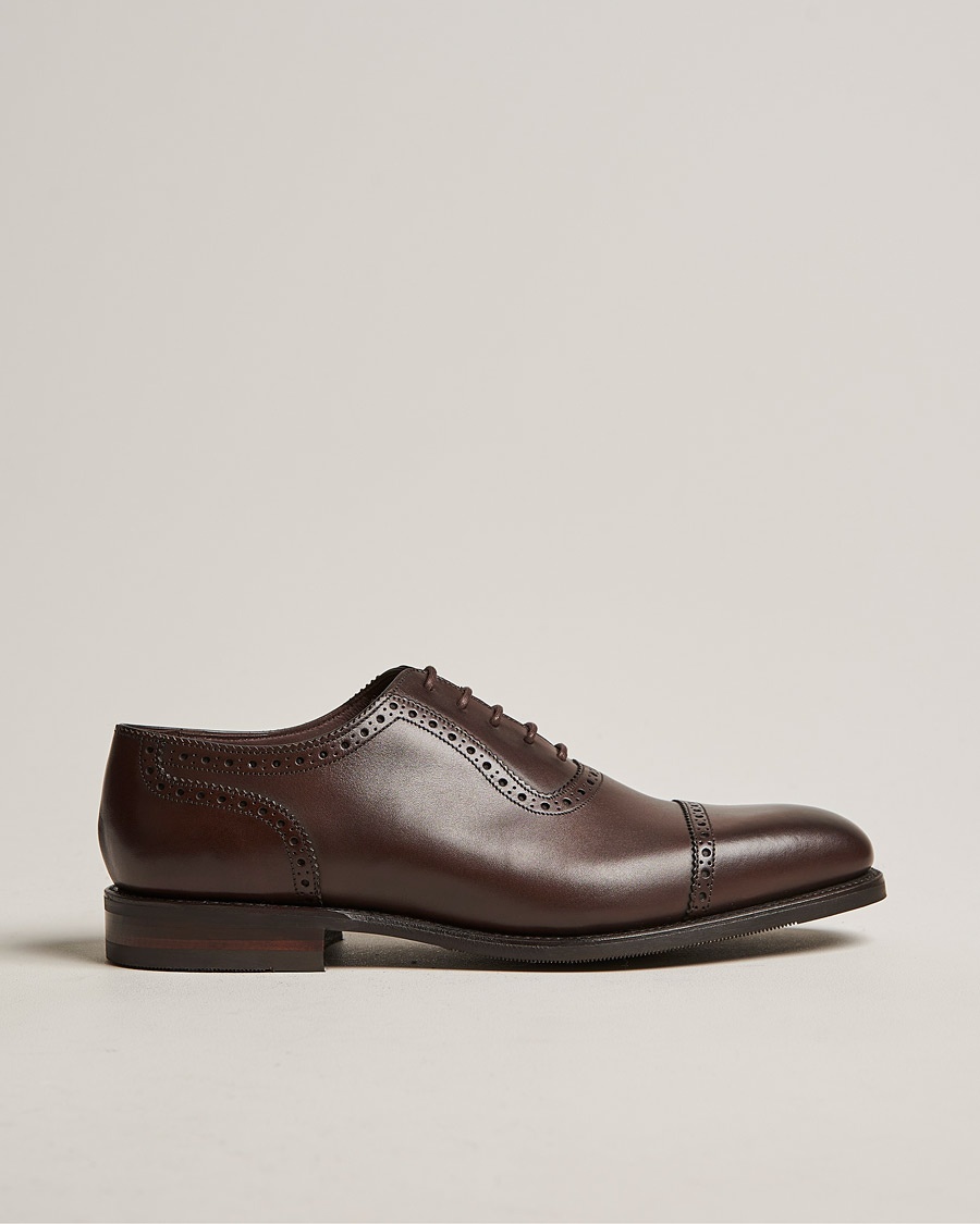 Loake 1880 Fleet Brogue Shadow Sole Dark Brown Calf – Marrone