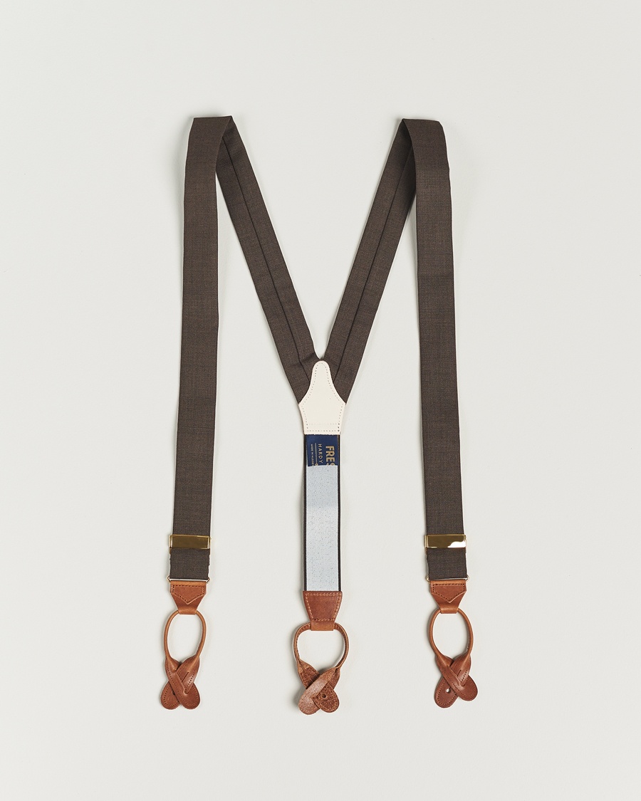 Albert Thurston Fresco Braces 38mm Brown – Marrone