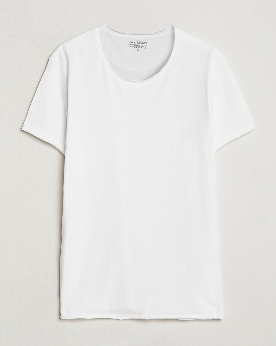 Bread & Boxers Crew Neck Relaxed White – Bianco