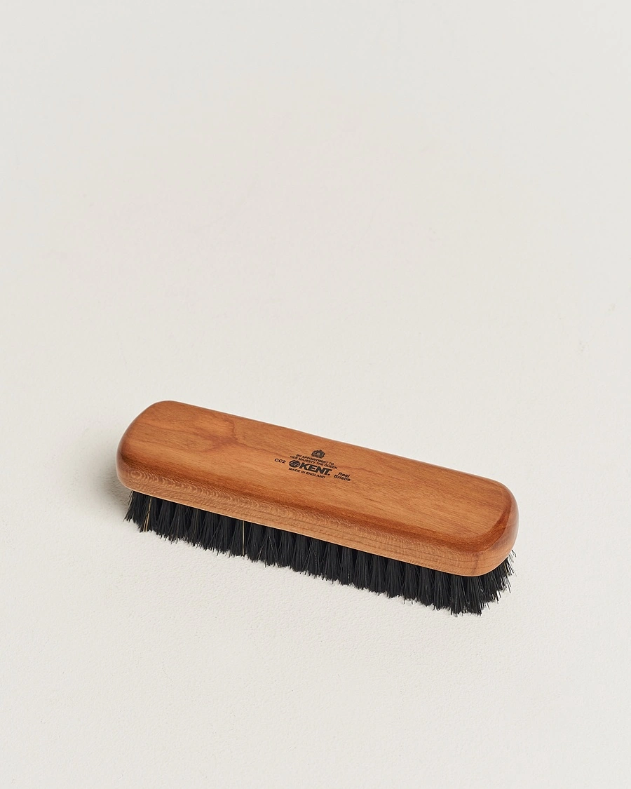 Kent Brushes Small Cherry Wood Travel Clothing Brush – Nero