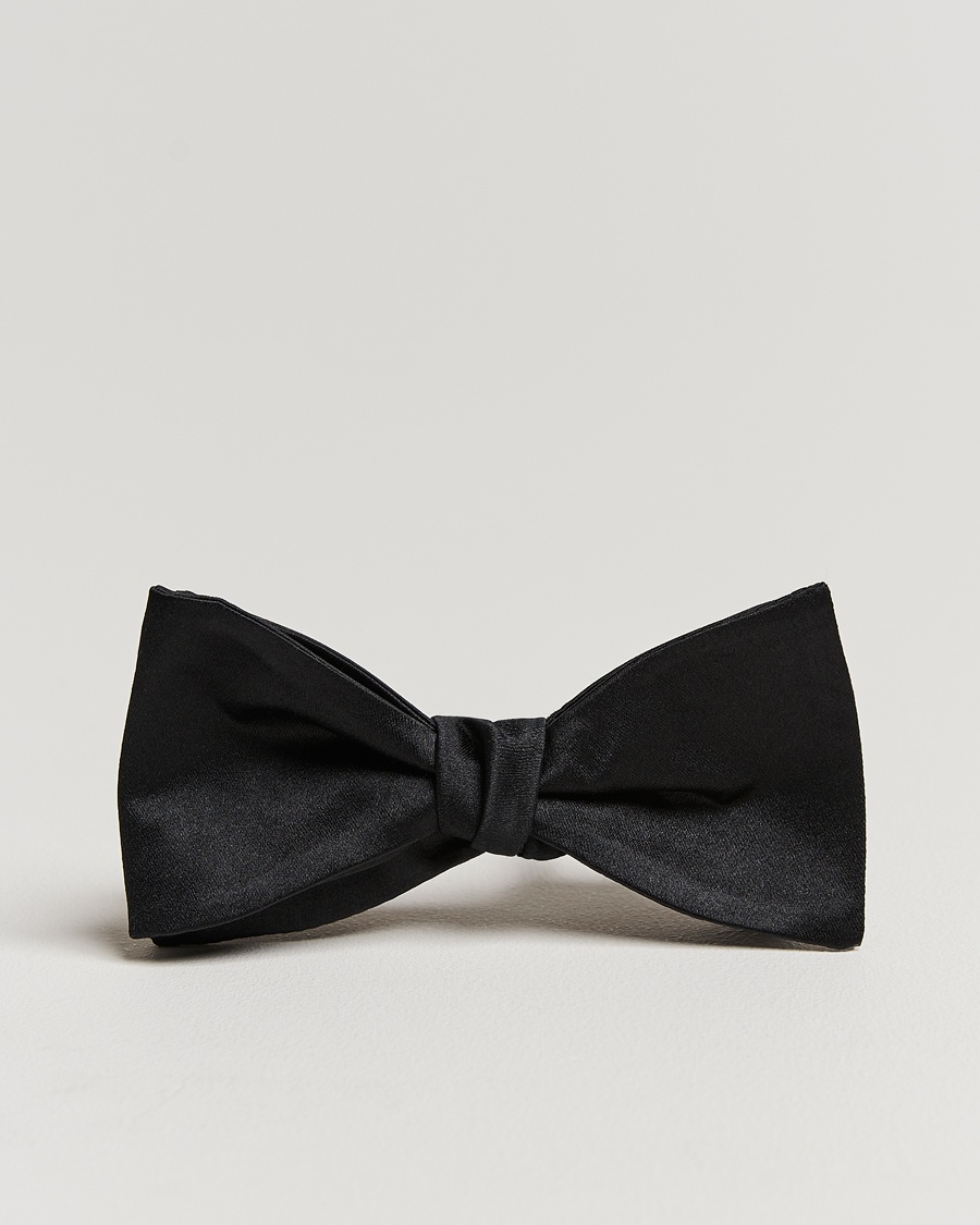 Amanda Christensen Self Tie Silk Ceremony Black – Nero