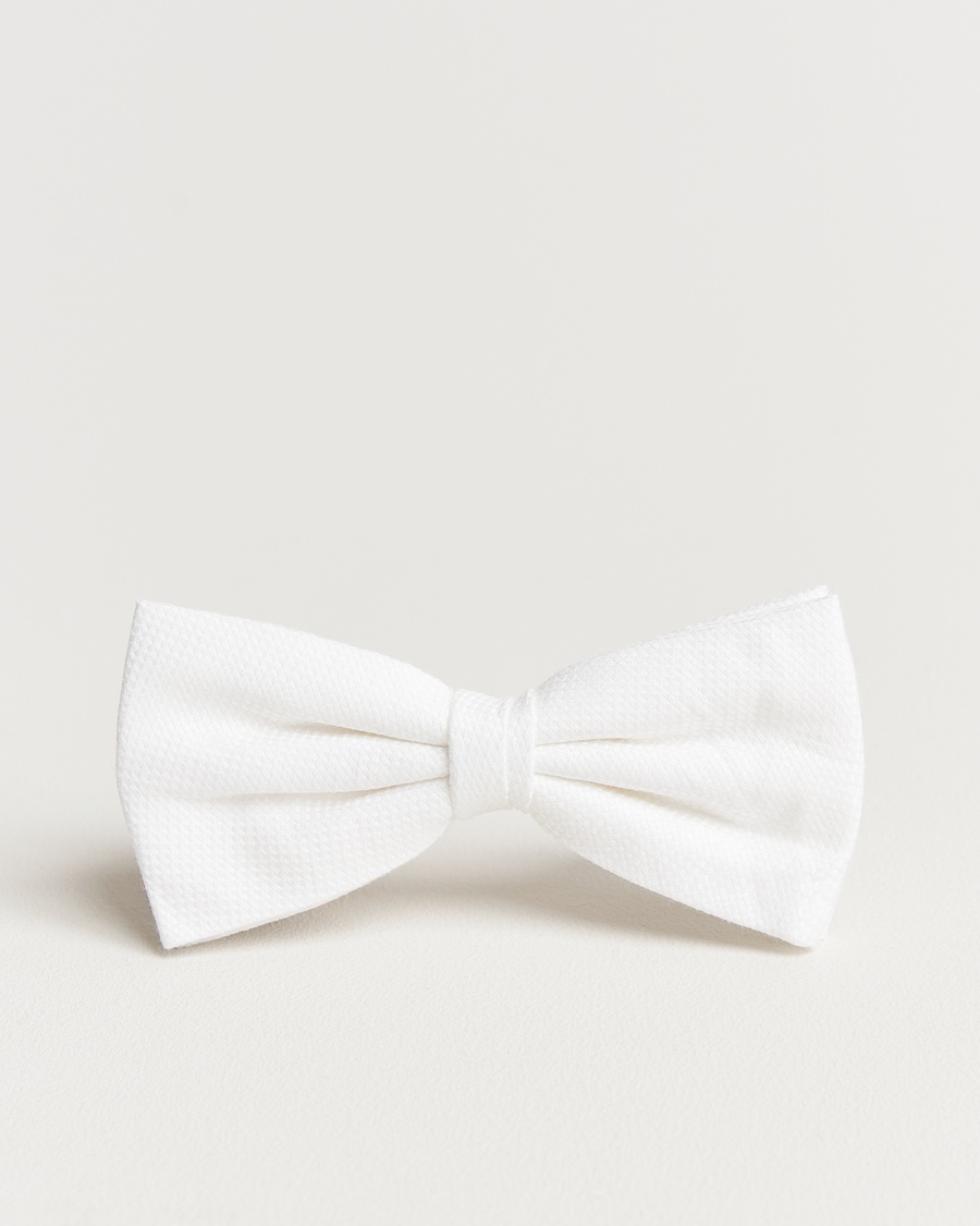 Amanda Christensen Cotton Pique Pre Tie White – Bianco