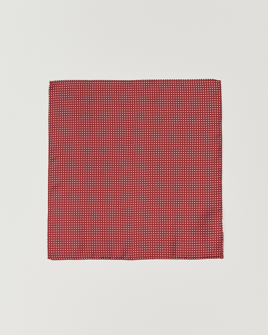 Amanda Christensen Handkerchief Dot Silk Wine Red – Rosso